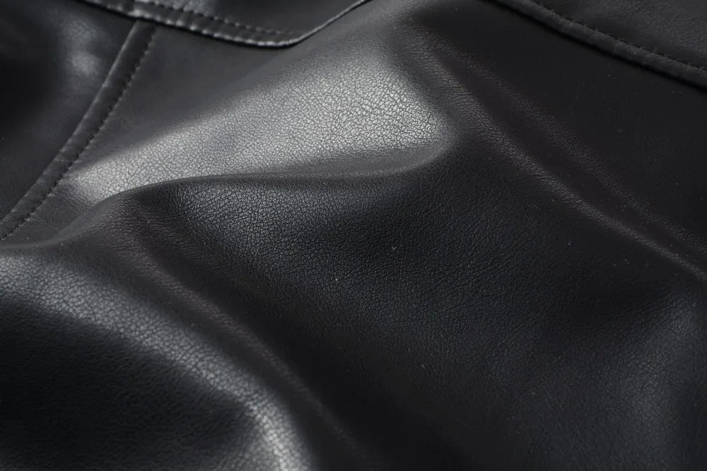 2025 New Women Autumn Winter Faux Soft Leather Jackets Lady White Red Black Green PU Zippers Motorcycle Street Coats with Belt