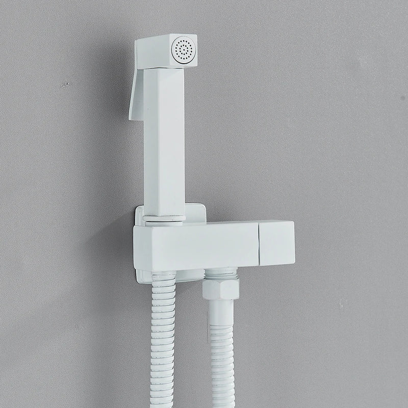 Chrome Handheld Toilet Bidet Faucet Stainless Steel Bidet Shower Hygienic Shower Wall Shower Woman Cleaner Cold Water Only