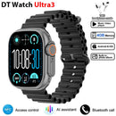 DT Ultra 3 Smartwatch Amoled Screen 4GB MP3 MP4 Player Bluetooth Network Sharing APP Store ChatGPT Smart AI Watch Man Sportwatch