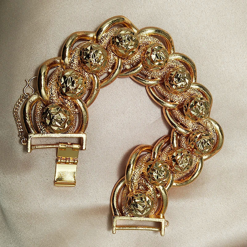 African Nigerian Wedding Gold Color Bangles For Women Girls  Ethiopian Wedding Bracelets Gifts