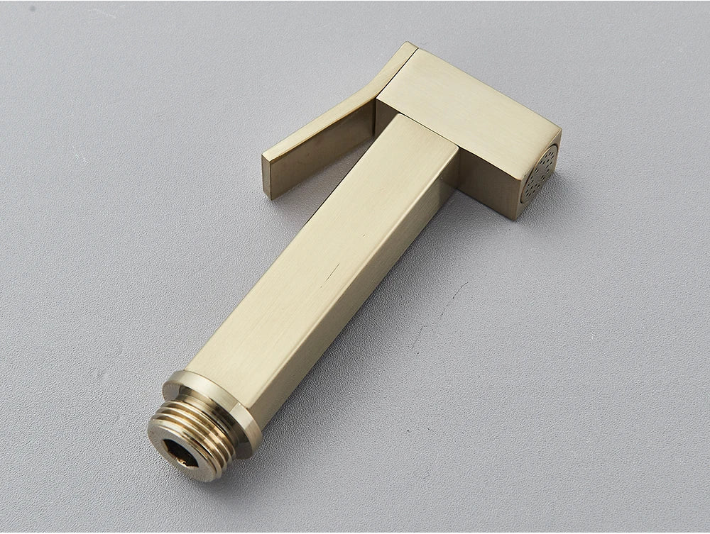 Chrome Handheld Toilet Bidet Faucet Stainless Steel Bidet Shower Hygienic Shower Wall Shower Woman Cleaner Cold Water Only