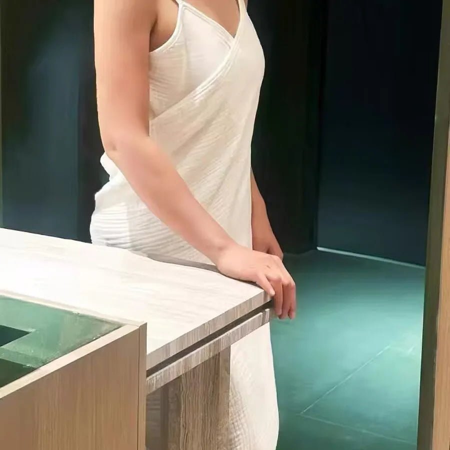 Women's Pure Cotton Bath Towel Robe Qui Dry Wrapable Wearable Home Use Bath Skirt Adult Size New 2025 Summer Sle