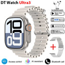 DT Ultra 3 Smartwatch Amoled Screen 4GB MP3 MP4 Player Bluetooth Network Sharing APP Store ChatGPT Smart AI Watch Man Sportwatch