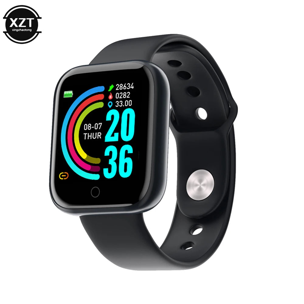 Multifunctional Smart Watch D20 Rechargeable Bluetooth Connected Phone Music Fitness Sports Bracelet Sleep Monitor Y68 Women Men