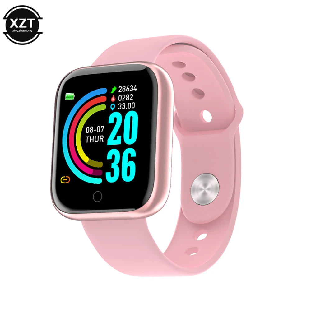 Multifunctional Smart Watch D20 Rechargeable Bluetooth Connected Phone Music Fitness Sports Bracelet Sleep Monitor Y68 Women Men