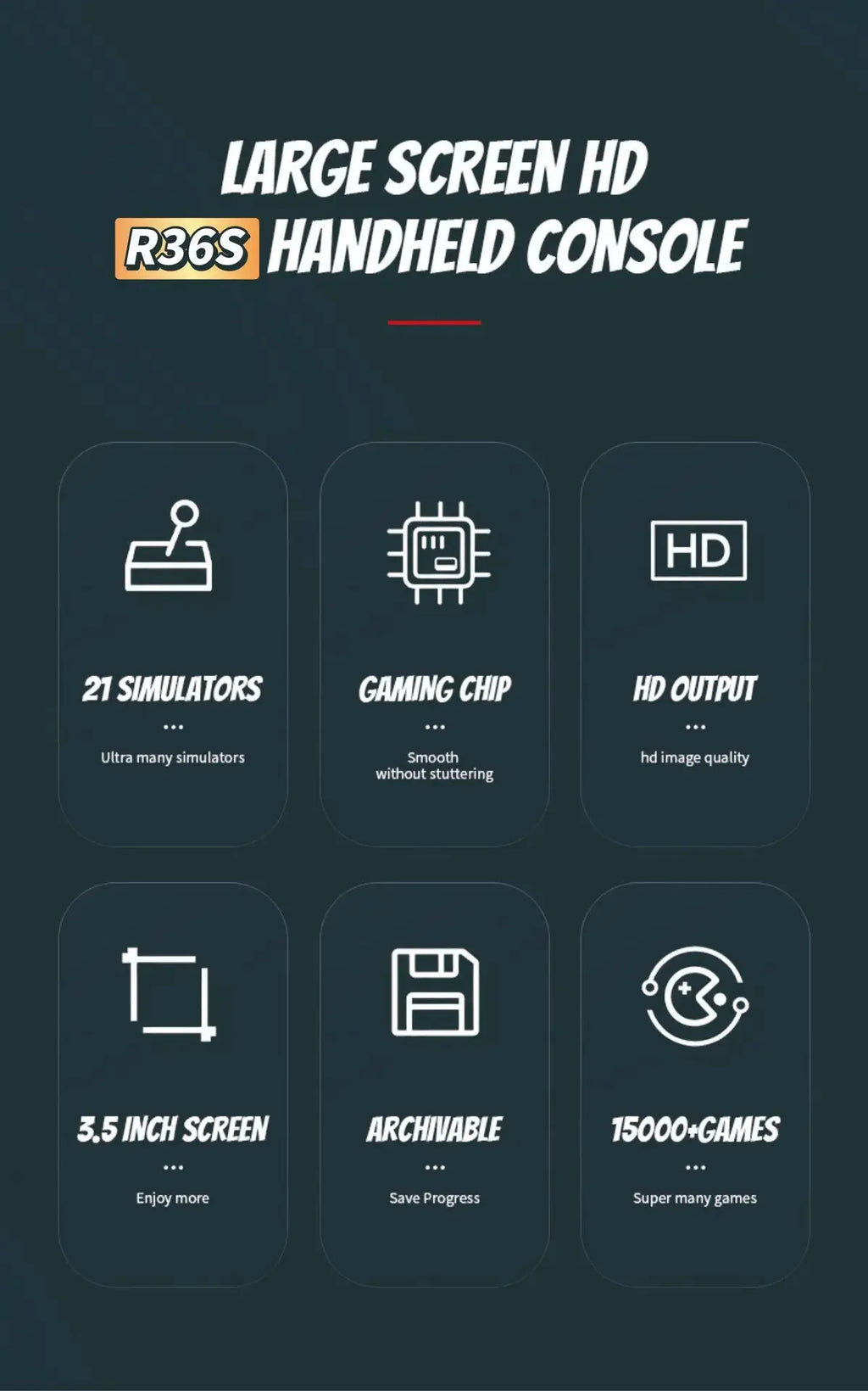 128GB/64GB R36S Retro Handheld Video Game Console Linux System 3.5 Inch IPS Screen Portable Pocket Video Player Games Boy Gift