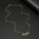 Stainless Steel Necklaces Hollow Bat Gothic Pendant Chain Collar Hip Hop Charm Fashion Necklace For Women Jewelry Party Men Gift