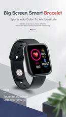 Multifunctional Smart Watch D20 Rechargeable Bluetooth Connected Phone Music Fitness Sports Bracelet Sleep Monitor Y68 Women Men