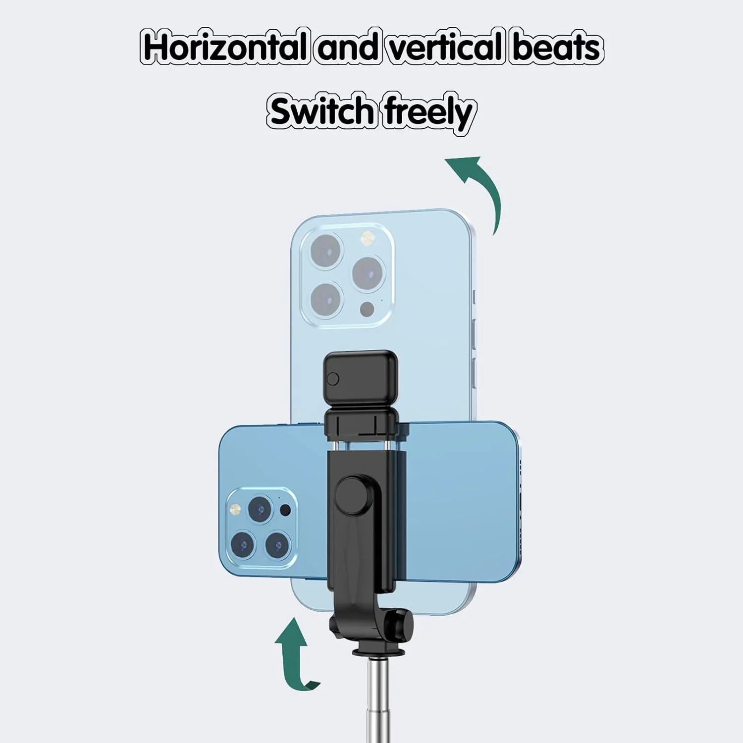 Extendable Selfie Stick Tripod Phone Tripod with,Group Selfies/Live Streaming/Video Recording Compatible with All Cellphones