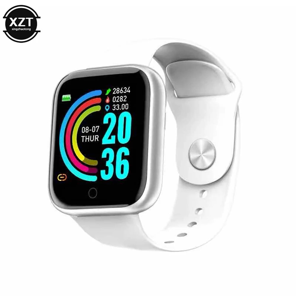 Multifunctional Smart Watch D20 Rechargeable Bluetooth Connected Phone Music Fitness Sports Bracelet Sleep Monitor Y68 Women Men