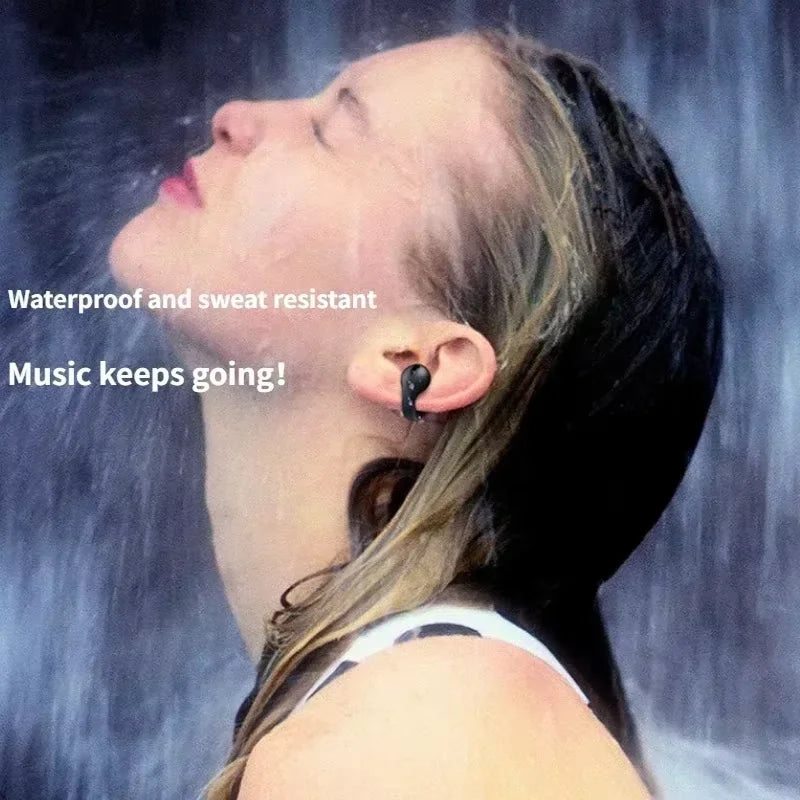 New Bluetooth wireless headphones 5.3 Ear clip-on ear music cancelling HD headphones called sports gaming headphones