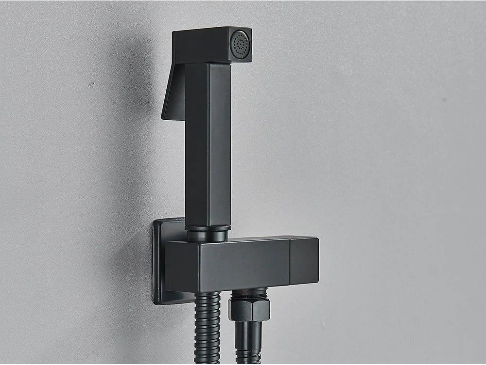 Chrome Handheld Toilet Bidet Faucet Stainless Steel Bidet Shower Hygienic Shower Wall Shower Woman Cleaner Cold Water Only