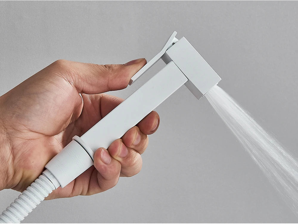 Chrome Handheld Toilet Bidet Faucet Stainless Steel Bidet Shower Hygienic Shower Wall Shower Woman Cleaner Cold Water Only