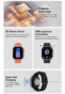 DT Ultra 3 Smartwatch Amoled Screen 4GB MP3 MP4 Player Bluetooth Network Sharing APP Store ChatGPT Smart AI Watch Man Sportwatch