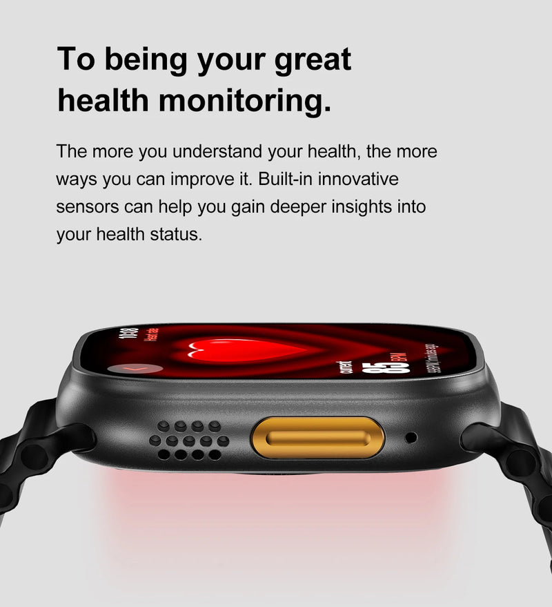 DT Ultra 3 Smartwatch Amoled Screen 4GB MP3 MP4 Player Bluetooth Network Sharing APP Store ChatGPT Smart AI Watch Man Sportwatch