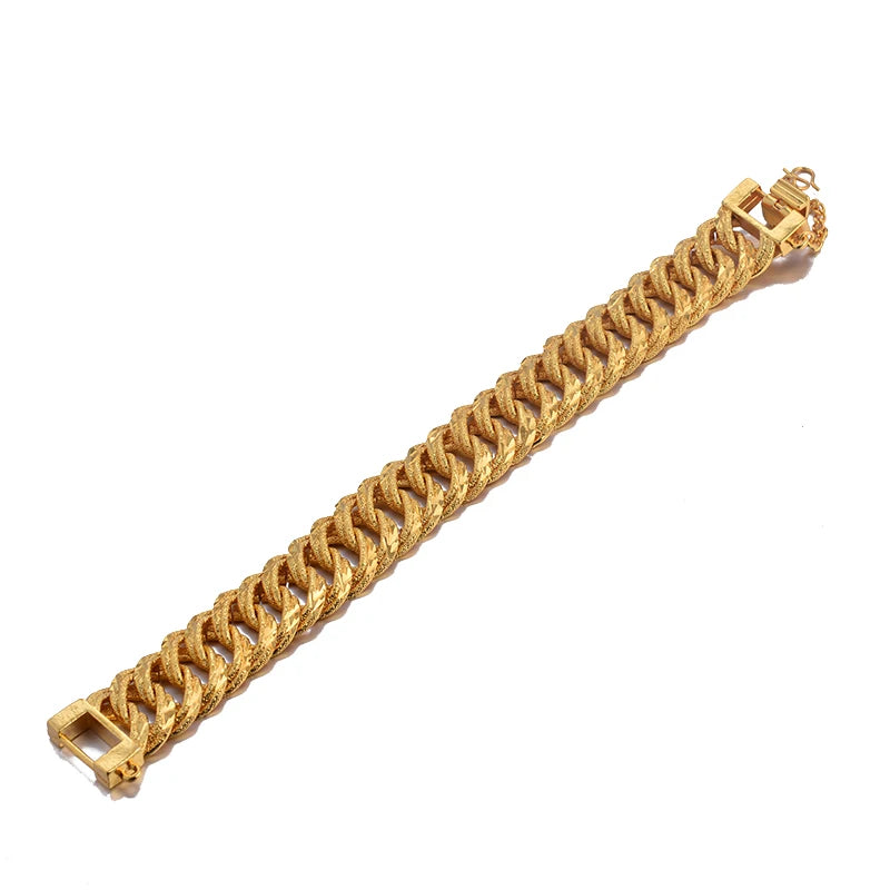 African Nigerian Wedding Gold Color Bangles For Women Girls  Ethiopian Wedding Bracelets Gifts