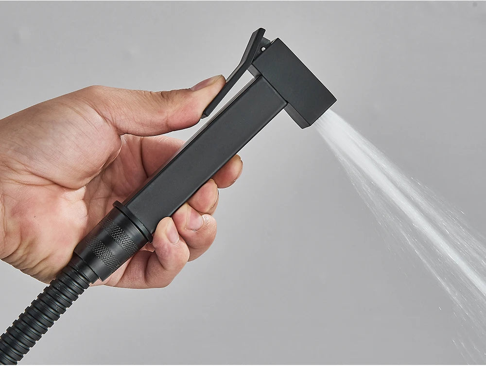 Chrome Handheld Toilet Bidet Faucet Stainless Steel Bidet Shower Hygienic Shower Wall Shower Woman Cleaner Cold Water Only