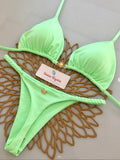 Micro Bikini Push Up Women Swimsuits 2025 Sexy Swimwear Brazilian Bikini Set Halter Biquini Swim Suits Thong Beachwear Female