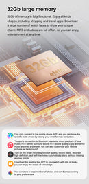 DT Ultra 3 Smartwatch Amoled Screen 4GB MP3 MP4 Player Bluetooth Network Sharing APP Store ChatGPT Smart AI Watch Man Sportwatch