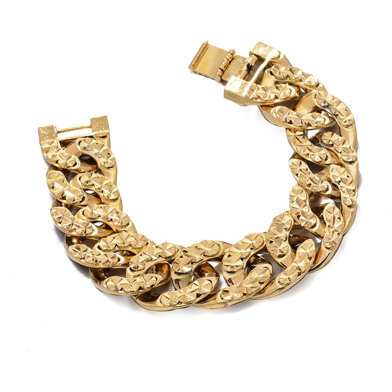 African Nigerian Wedding Gold Color Bangles For Women Girls  Ethiopian Wedding Bracelets Gifts