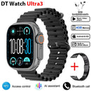 DT Ultra 3 Smartwatch Amoled Screen 4GB MP3 MP4 Player Bluetooth Network Sharing APP Store ChatGPT Smart AI Watch Man Sportwatch