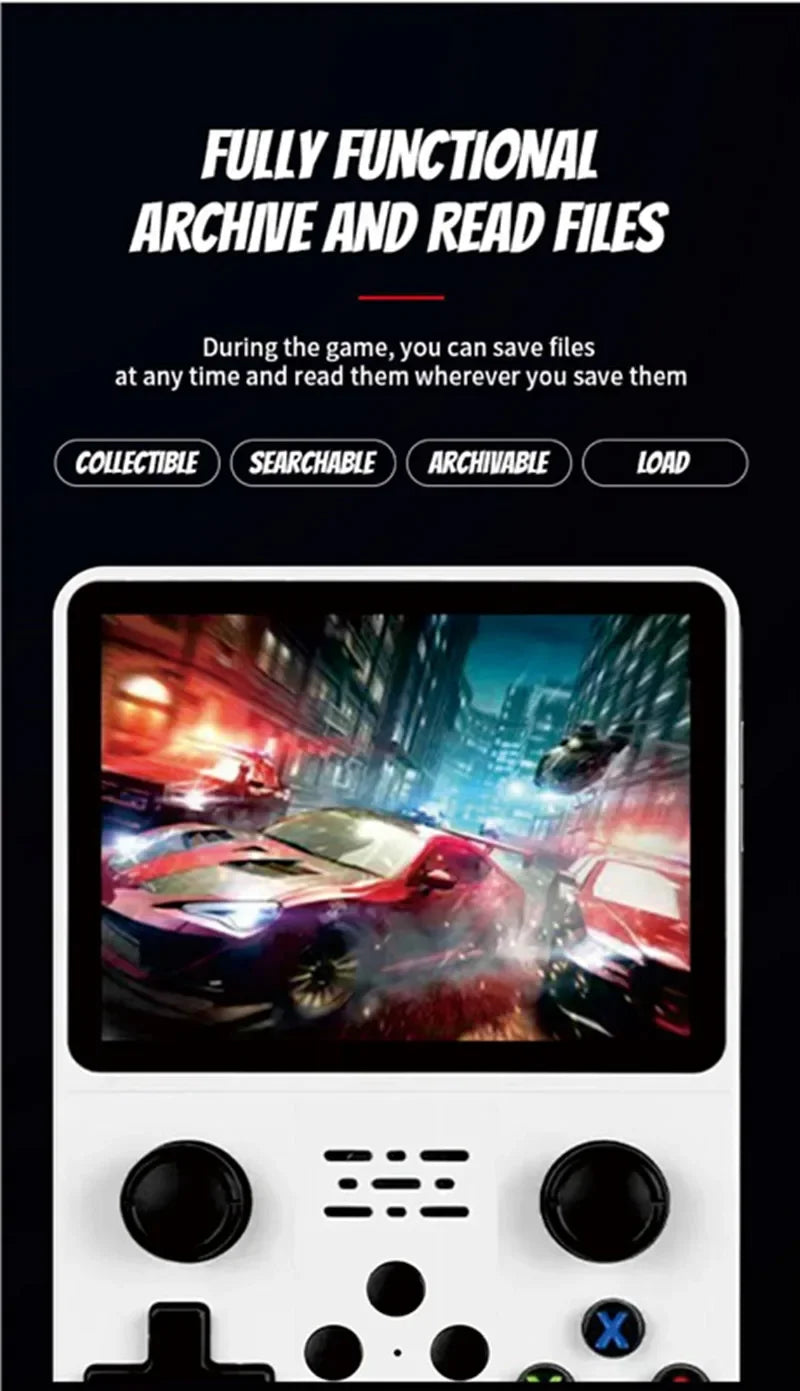 128GB/64GB R36S Retro Handheld Video Game Console Linux System 3.5 Inch IPS Screen Portable Pocket Video Player Games Boy Gift
