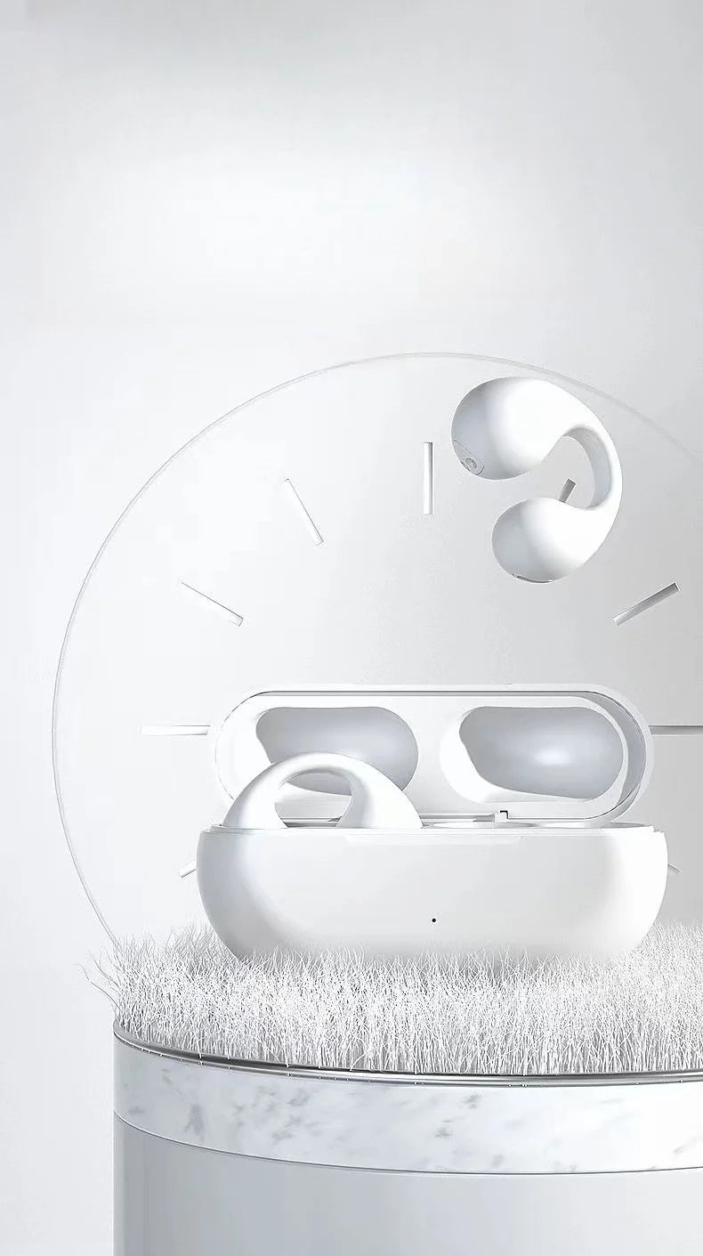 New Bluetooth wireless headphones 5.3 Ear clip-on ear music cancelling HD headphones called sports gaming headphones