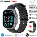 DT Ultra 3 Smartwatch Amoled Screen 4GB MP3 MP4 Player Bluetooth Network Sharing APP Store ChatGPT Smart AI Watch Man Sportwatch