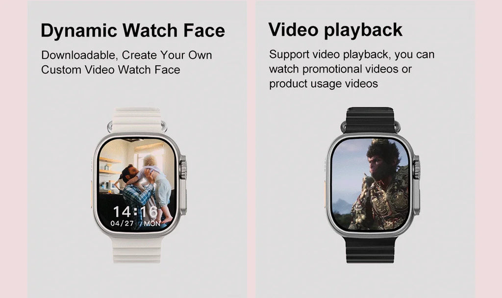 DT Ultra 3 Smartwatch Amoled Screen 4GB MP3 MP4 Player Bluetooth Network Sharing APP Store ChatGPT Smart AI Watch Man Sportwatch