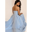 Suninheart Summer Vestidos De Fiesta 2024 New in Elegant Strapless Flare Dress White Sexy Corset Dress Night Party Dresses Women