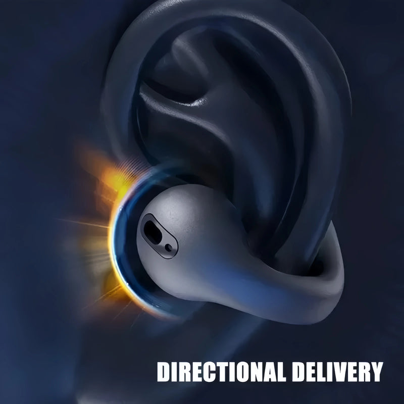 New Bluetooth wireless headphones 5.3 Ear clip-on ear music cancelling HD headphones called sports gaming headphones
