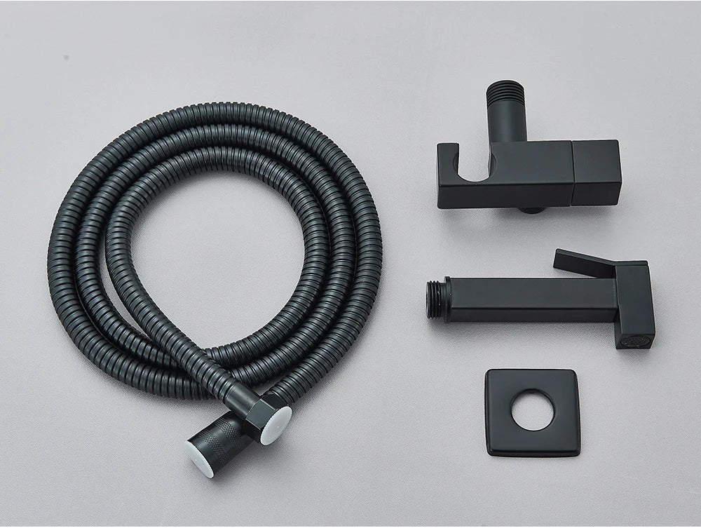 Chrome Handheld Toilet Bidet Faucet Stainless Steel Bidet Shower Hygienic Shower Wall Shower Woman Cleaner Cold Water Only