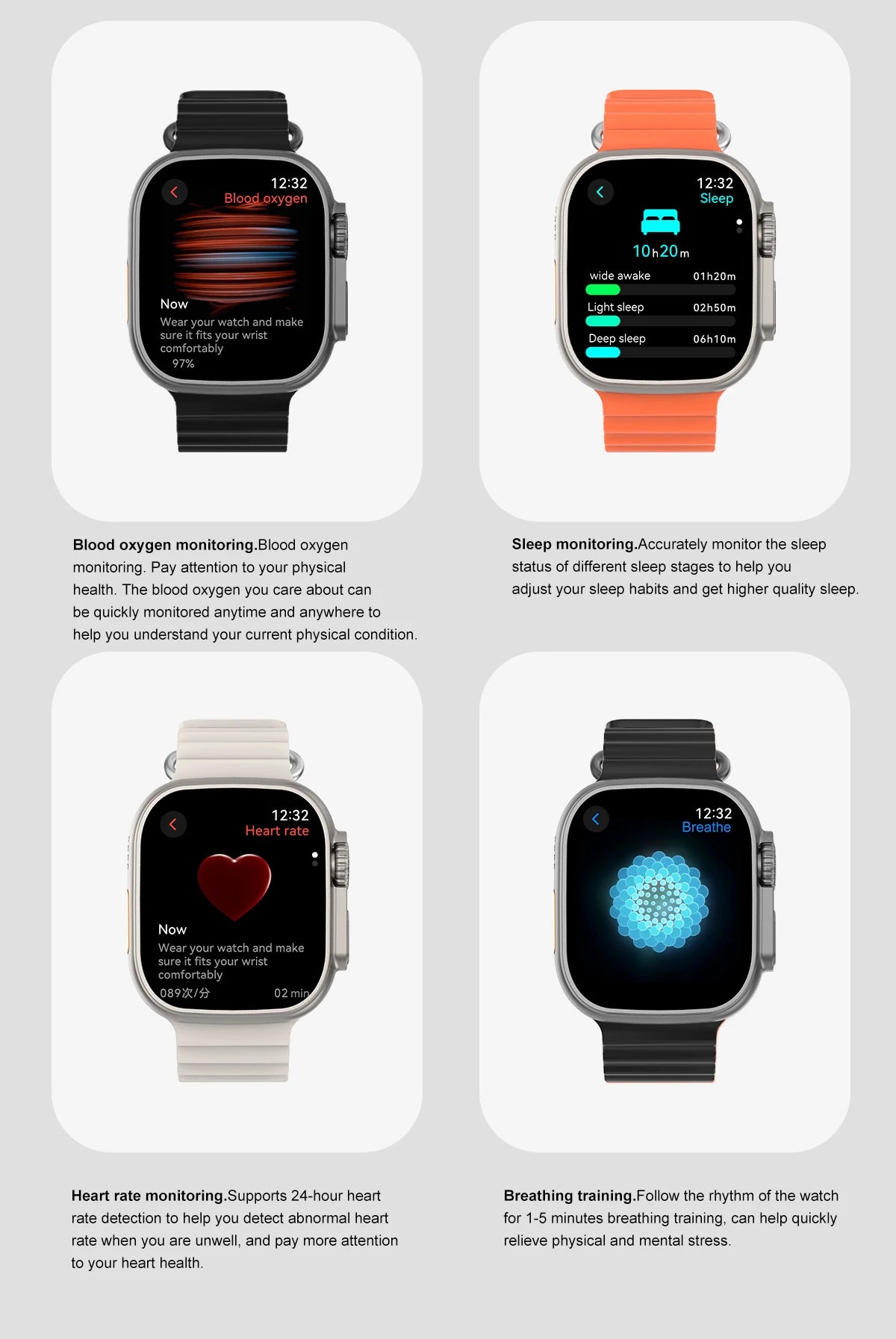 DT Ultra 3 Smartwatch Amoled Screen 4GB MP3 MP4 Player Bluetooth Network Sharing APP Store ChatGPT Smart AI Watch Man Sportwatch