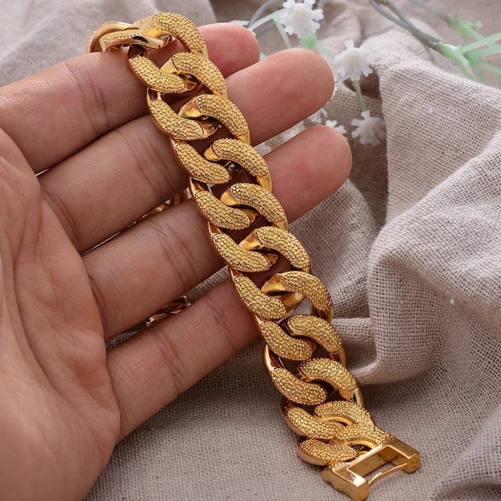 African Nigerian Wedding Gold Color Bangles For Women Girls  Ethiopian Wedding Bracelets Gifts