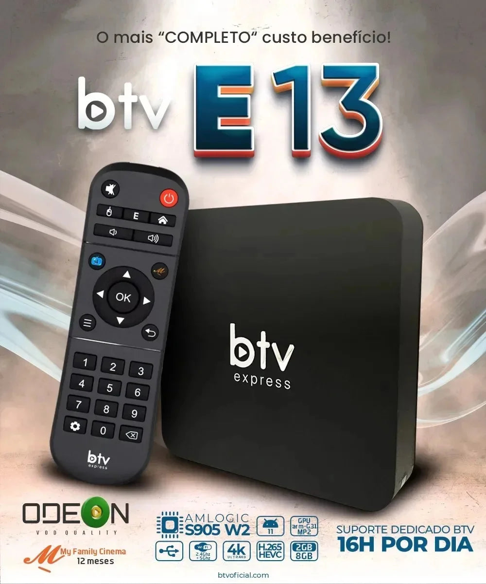 Receiver Liberator Channels Btv E13 Express 4K Lifetime