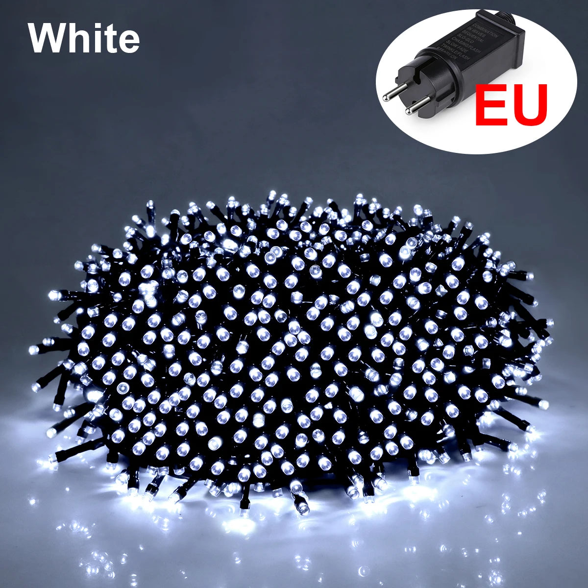 10M-100M Fairy Lights LED String Garland Christmas Light Waterproof Outdoor Indoor For Tree Street Wedding Party 2024 Decoration