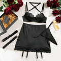 Ellolace Lace Lingeries Sexy Hot Halter Bra Heart g-String Thongs Sissy Erotic Garter Ensemble Exotic Sets Romantic Underwear