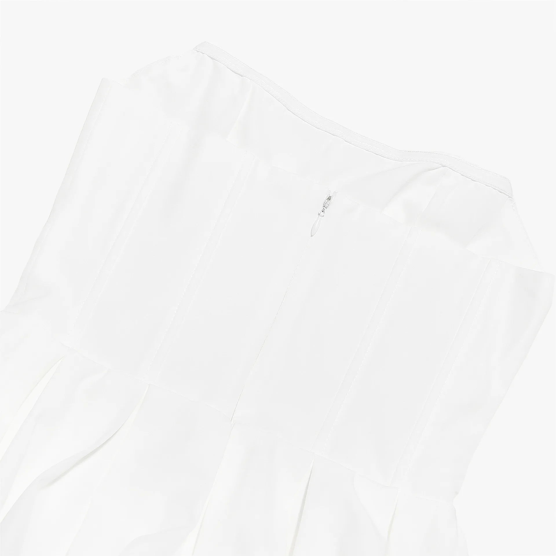 Suninheart Summer Vestidos De Fiesta 2024 New in Elegant Strapless Flare Dress White Sexy Corset Dress Night Party Dresses Women