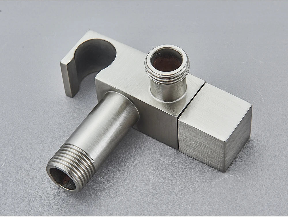 Chrome Handheld Toilet Bidet Faucet Stainless Steel Bidet Shower Hygienic Shower Wall Shower Woman Cleaner Cold Water Only