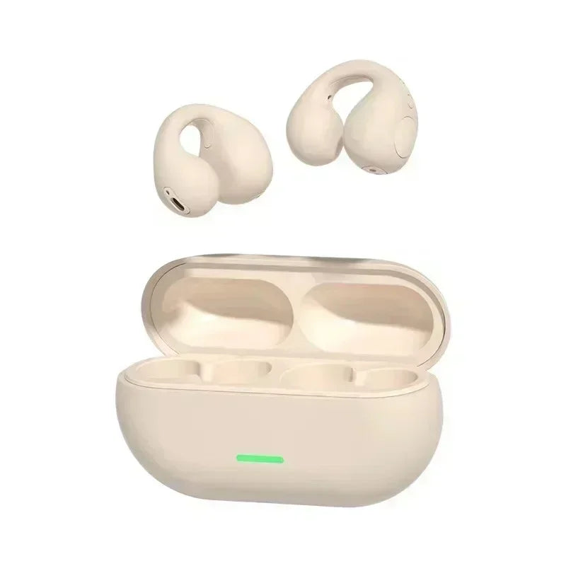 New Bluetooth wireless headphones 5.3 Ear clip-on ear music cancelling HD headphones called sports gaming headphones