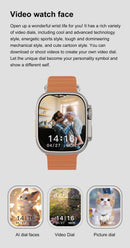 DT Ultra 3 Smartwatch Amoled Screen 4GB MP3 MP4 Player Bluetooth Network Sharing APP Store ChatGPT Smart AI Watch Man Sportwatch